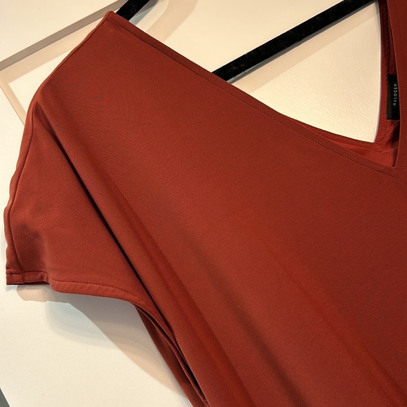 Halogen size XXL burn orange oversized dress. Summer dress. Fall dress. Like new - Picture 2 of 4